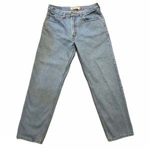 LEVIS 550 RELAXED FIT BLUE DENIM JEANS SIZE 34X32